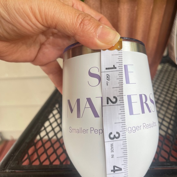 White Stainless Steel Tumbler with Straw - Picture 6 of 13